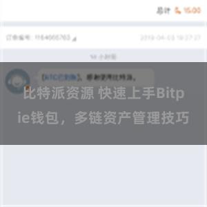 比特派资源 快速上手Bitpie钱包，多链资产管理技巧