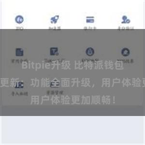 Bitpie升级 比特派钱包最新版本更新：功能全面升级，用户体验更加顺畅！