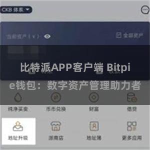 比特派APP客户端 Bitpie钱包：数字资产管理助力者