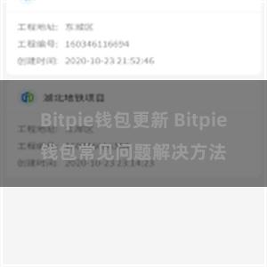 Bitpie钱包更新 Bitpie钱包常见问题解决方法