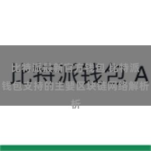 比特派最新官方钱包 比特派钱包支持的主要区块链网络解析