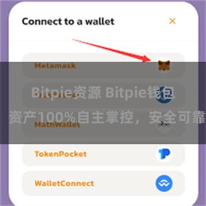 Bitpie资源 Bitpie钱包：资产100%自主掌控，安全可靠。