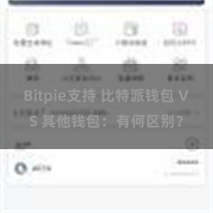 Bitpie支持 比特派钱包 VS 其他钱包：有何区别？