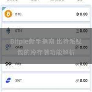 Bitpie新手指南 比特派钱包的冷存储功能解析