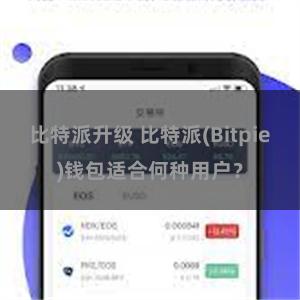 比特派升级 比特派(Bitpie)钱包适合何种用户？